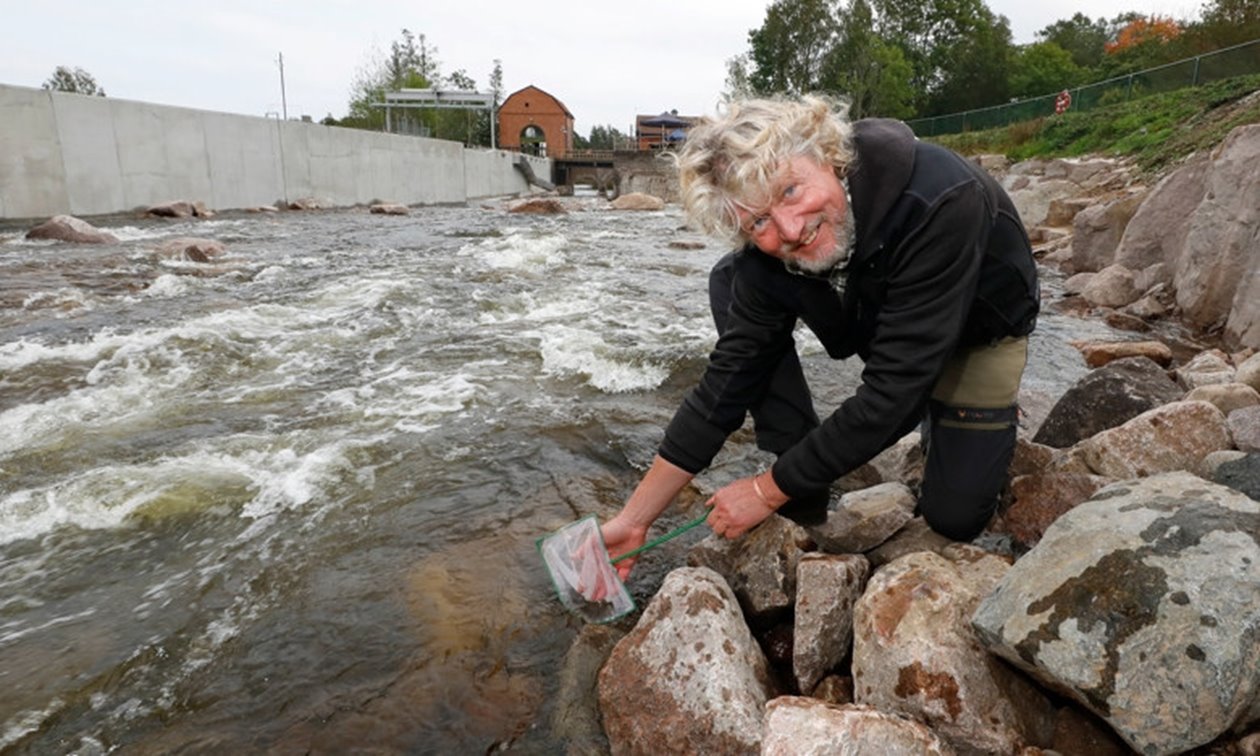 Invigning Faunapassage Karlshammar 2020-10-01 Carsten Wieger inviger Faunapassagen