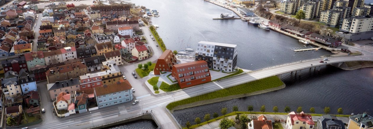 3D-bilder i byggprojektet Kilströmskaj i Karlskrona Södra Building Systems