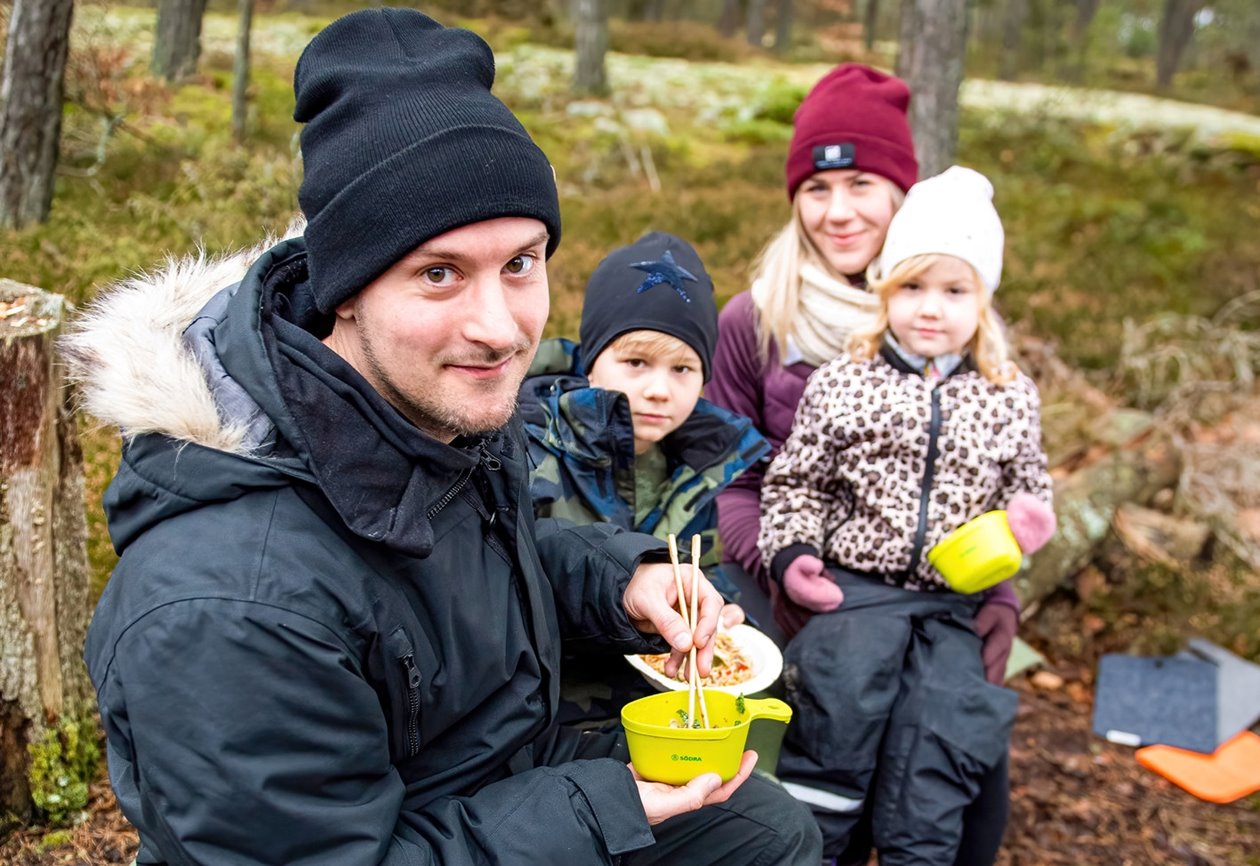 Den hälsosamma skogen: Promenera i skogens skafferi.