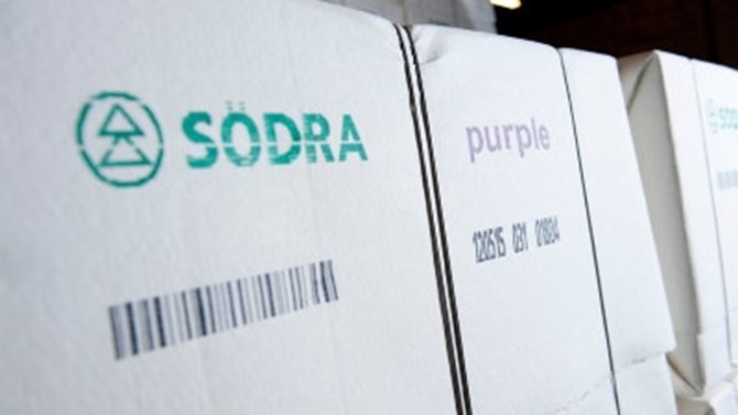 Textilmassa. Södra Purple.