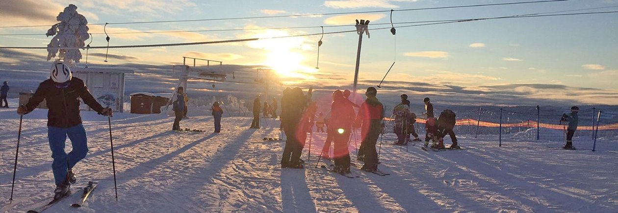 Skidåkning i Branäs