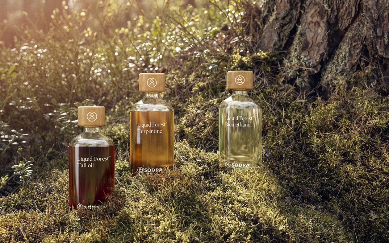 Liquid forest bottles