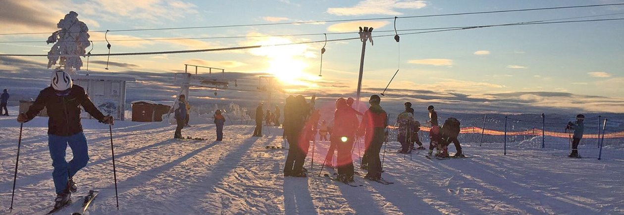 Skidåkning i Branäs