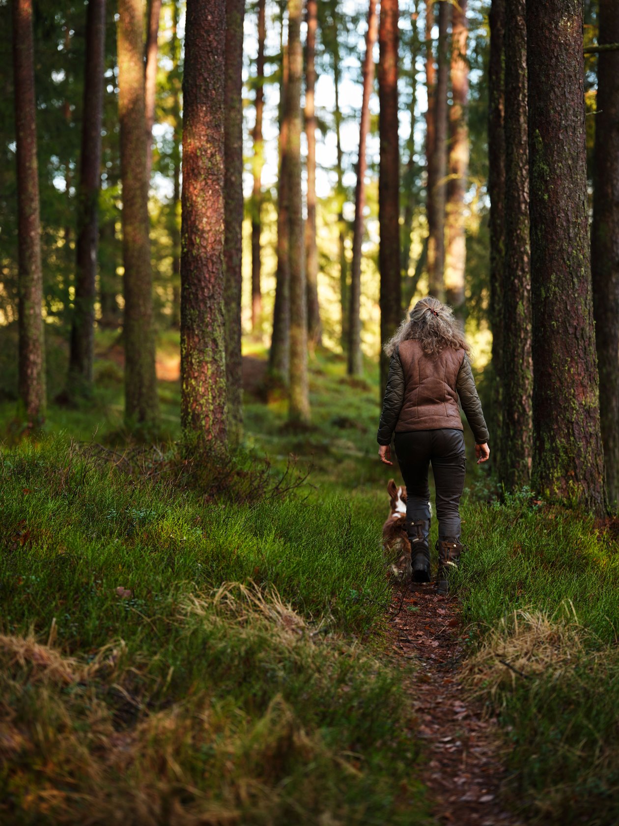 Kampanjbilder från kampanjen Skogslandslaget. Mathilda Clausen Wingårdh medlem i Södra