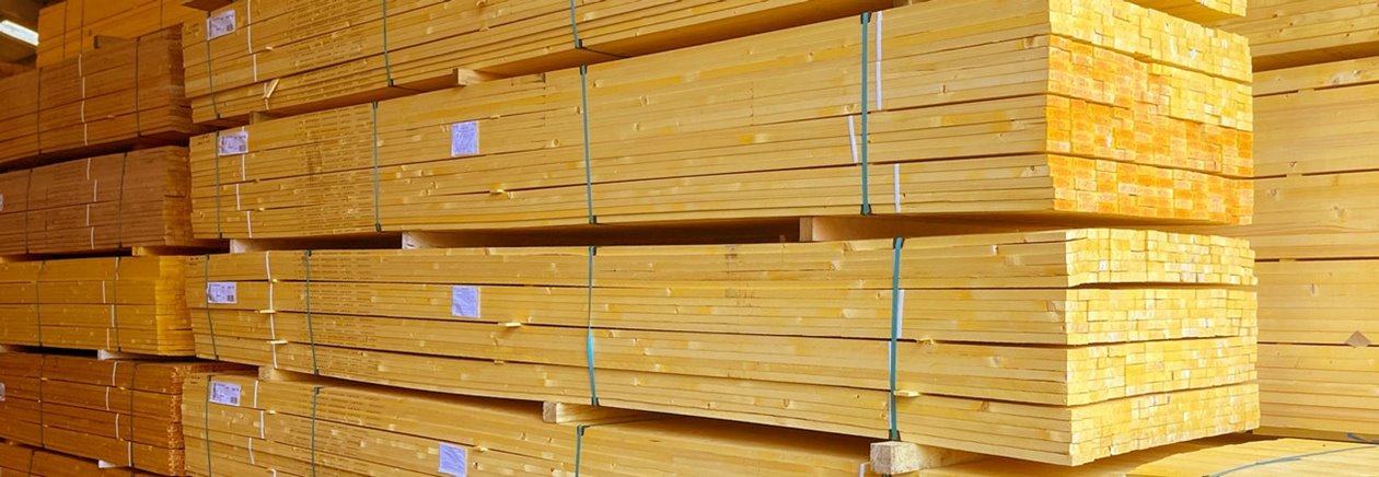 Yellow treated battens