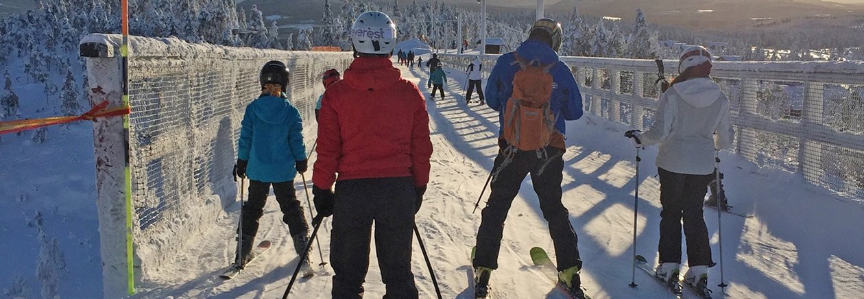 Skidåkning i Branäs